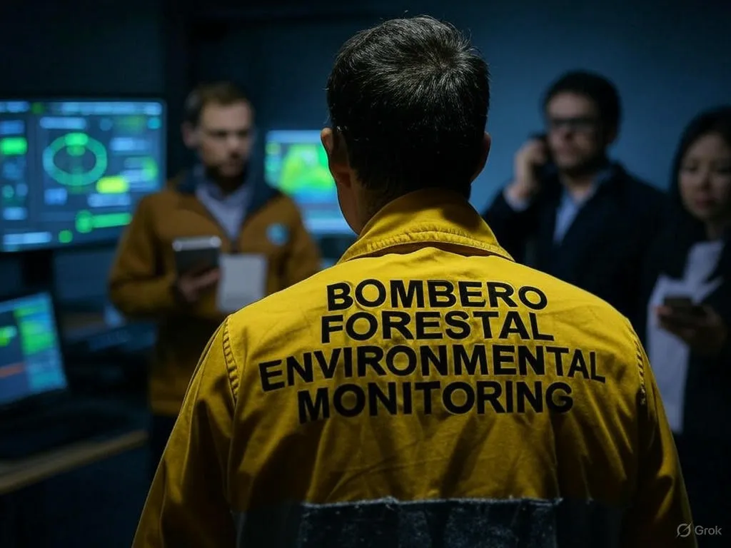 Imagen de capacitación en gestión de incendios forestales