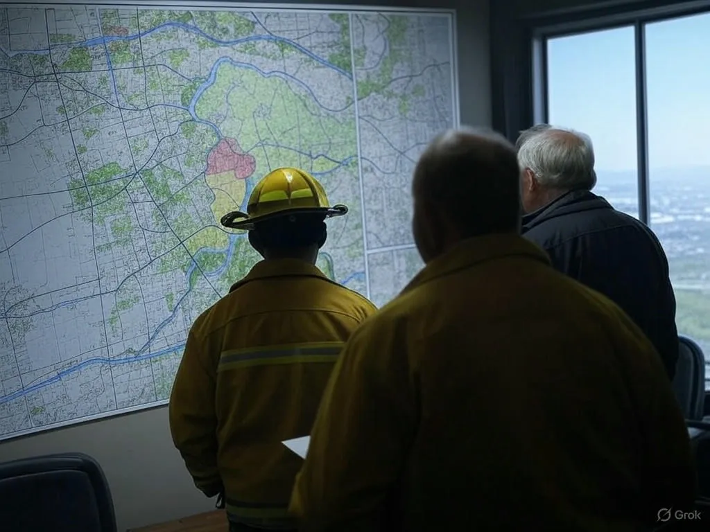 Imagen de un paisaje afectado por incendios forestales